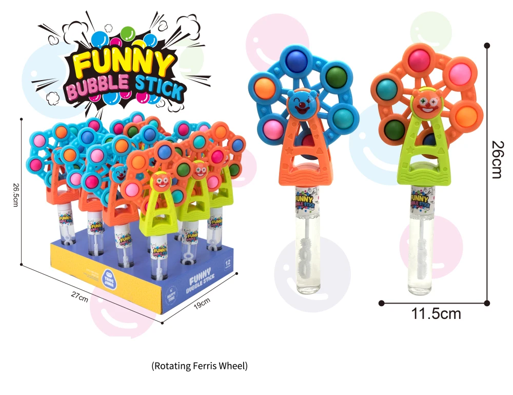 Rotating Ferris Wheel Bubble Wand Bubble Soap Toys For Children with Different Games