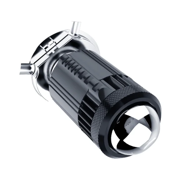 Wholes RTD manufacture M01F 25W H4BA20D S2  Double Light motorcycle led headlight bulb with Projector Lamp