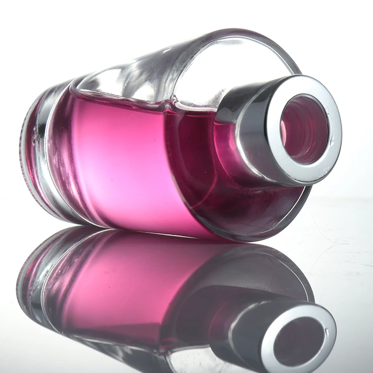 Tall Clear Glass Reed Diffuser Incense Stick Glass Bottle Decorative 250ml Aromatherapy Bottle with Cap