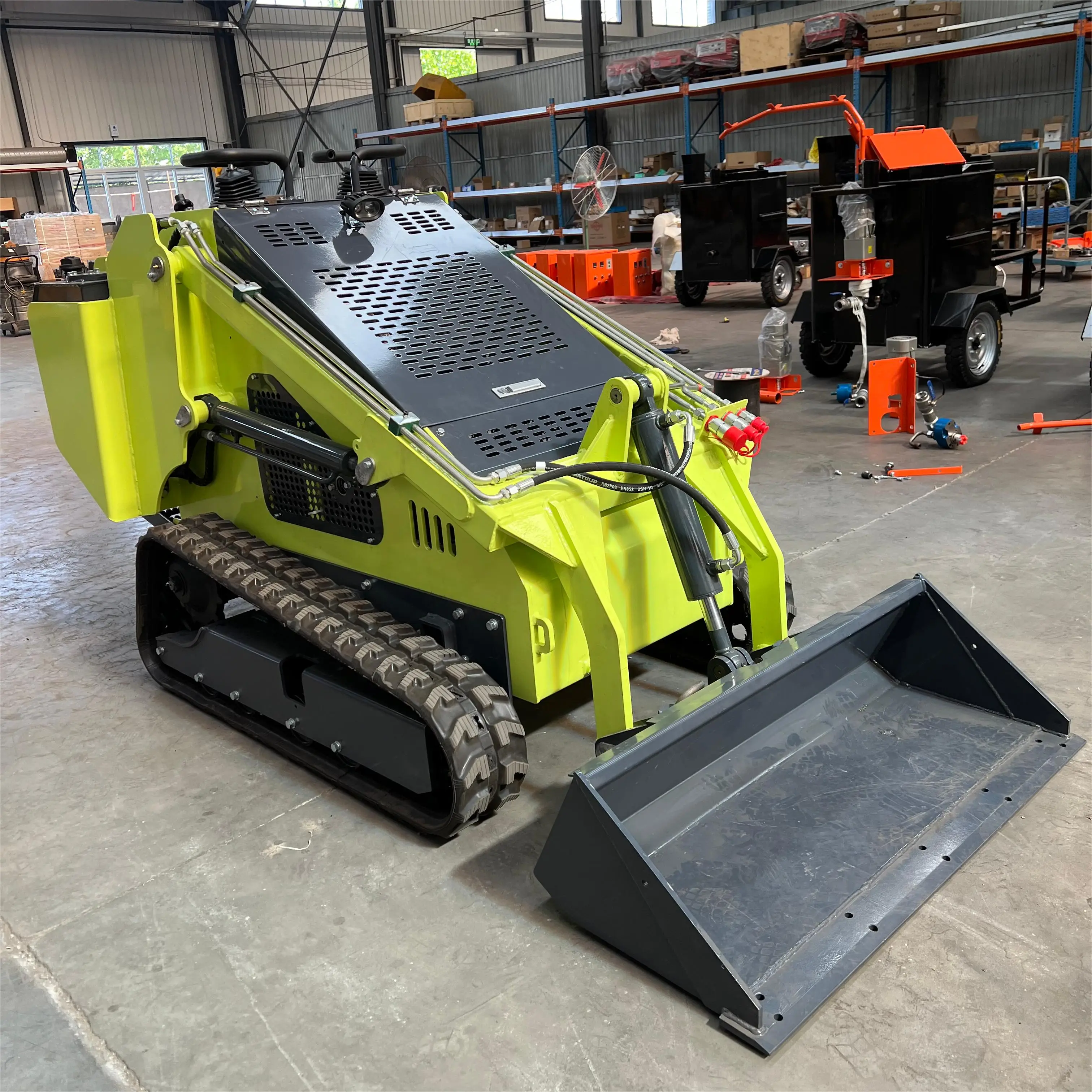 Free Shipping Wheeled Skid Steer Loaders EPA Euro5 Compact Tracked Skid Steer Loaders