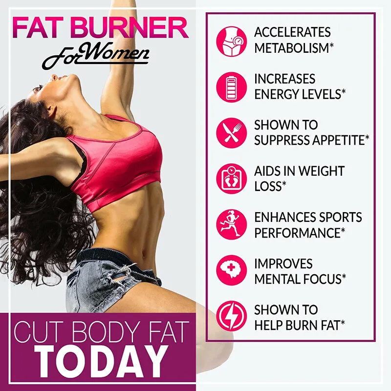 Ready For Fat Women Health Burner Containing Green Tea Extract Garcinia Cambogia Metabolism 60pc Appetite Suppressant Capsules