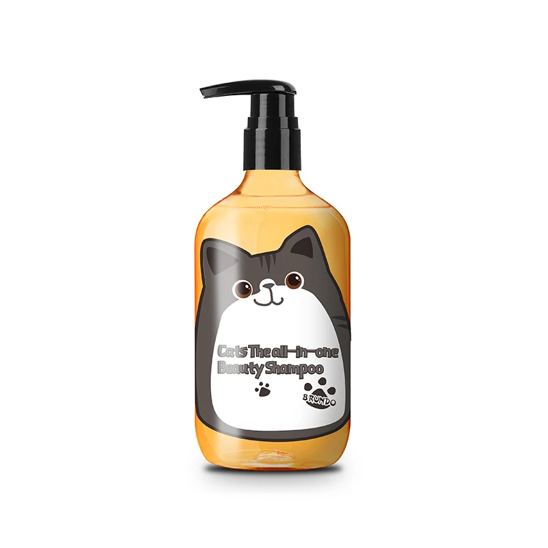 
Brundo private label cat beauty shampoo pet all in one cat shampoo 