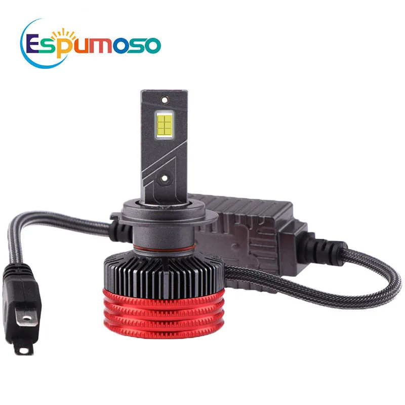 Super bright 3570 chip 100W 12000LM High Low Beam H4 Led Headlight H7 H8 H11 H1 9005 9006 9012 k12 led headlight