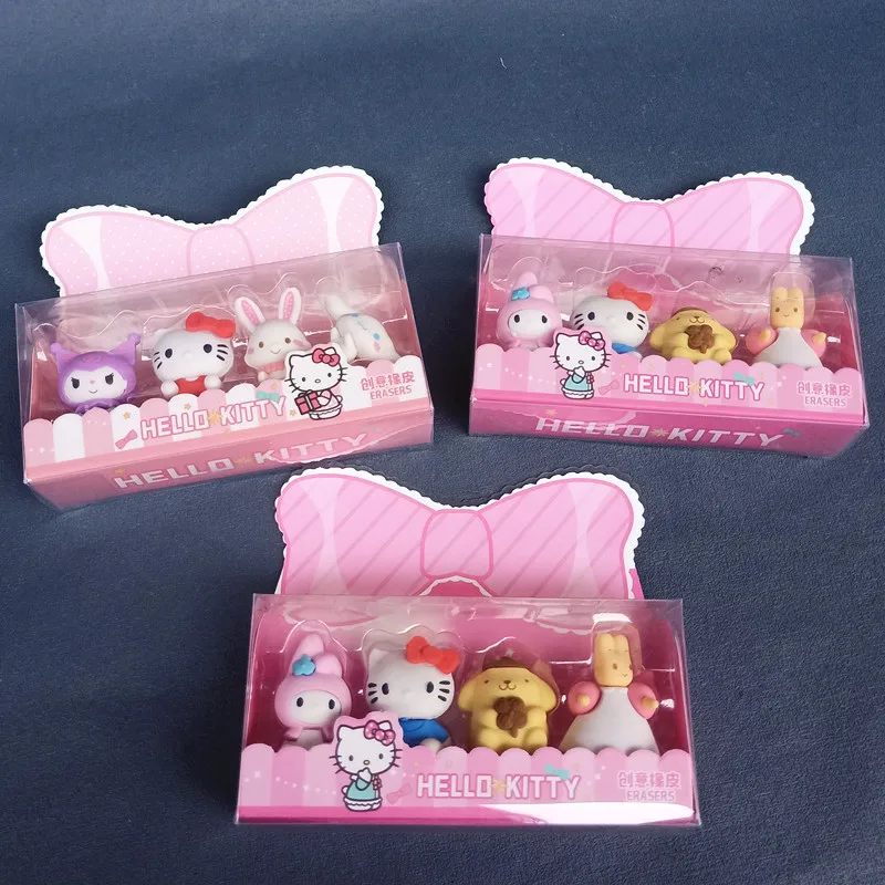 Sanrio семейная серия ластиков креативный обучающий приз подарок 3D стерео ластик