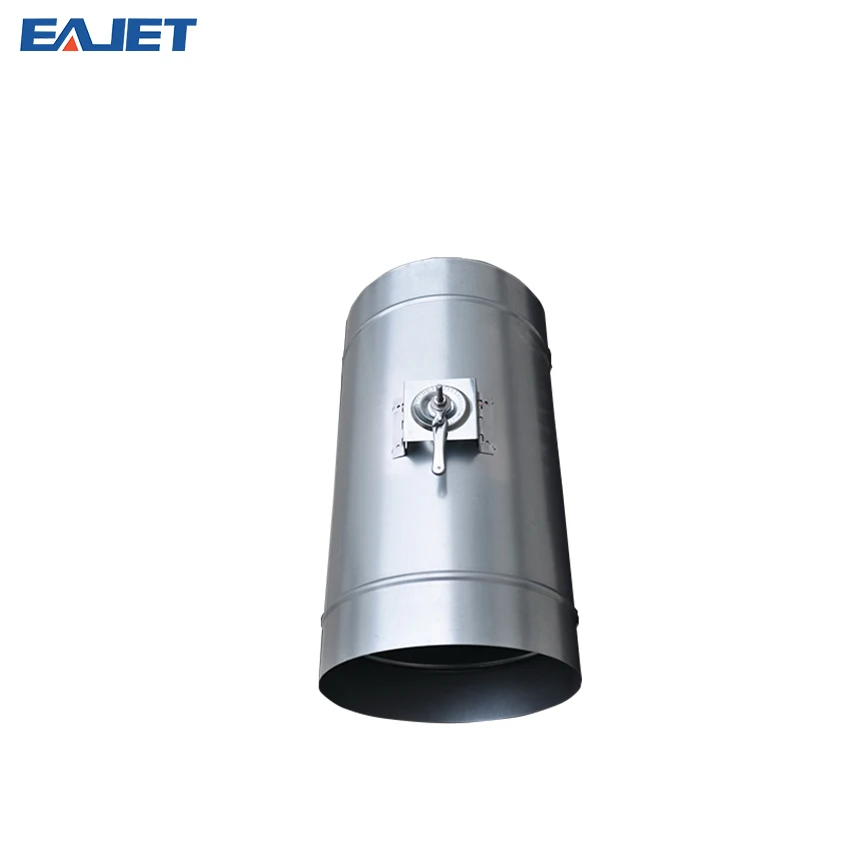OEM ODM hvac manual in-line back draught duct volume control damper round air valve damper
