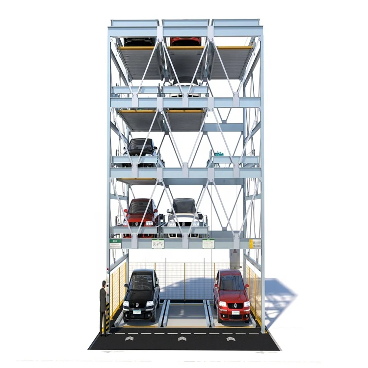 Automatic Smart Multilevel Car Puzzle Parking