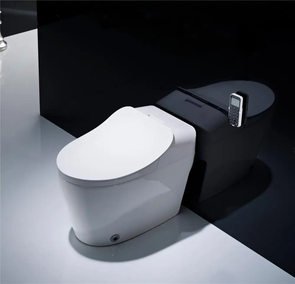 
New design home bathroom floor mounted ceramic intelligent smart toilet for sale 