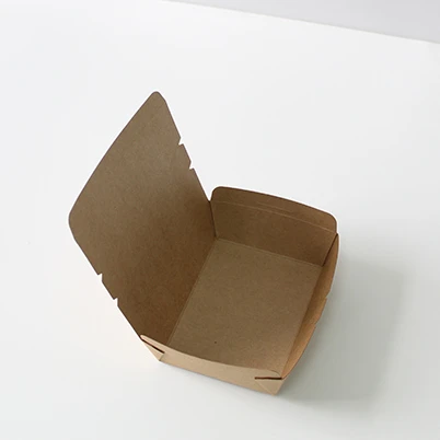 Disposable kraft paper vegetable salad box,fruit salad lunch packaging