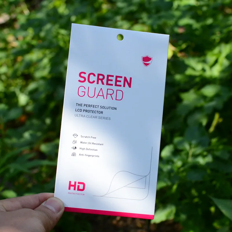 Cell Phone Tempered Glass Screen Protector Paper Packaging Box For Screen Protector