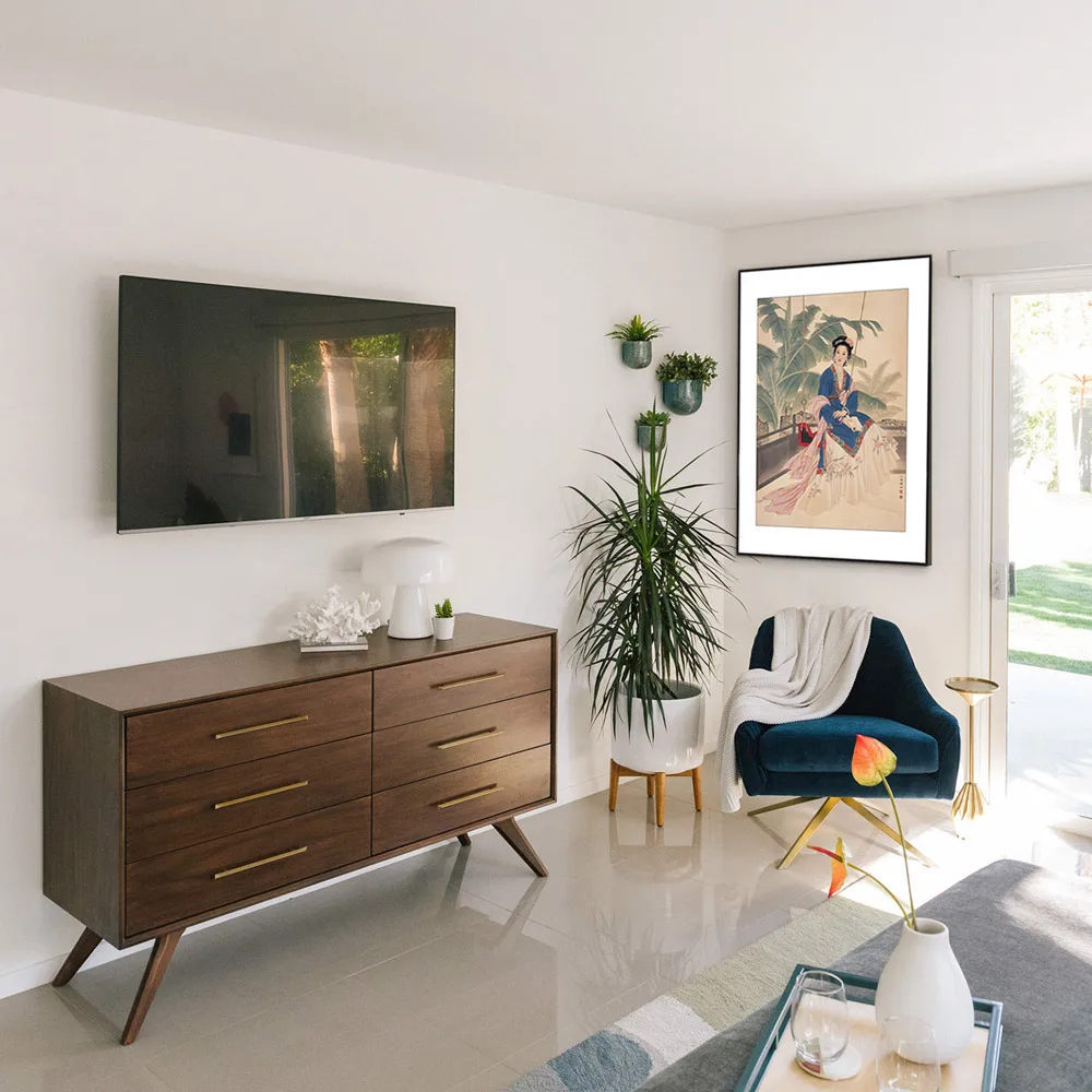 Chinese Classical Abstract Beatiful Girl Figure Painting