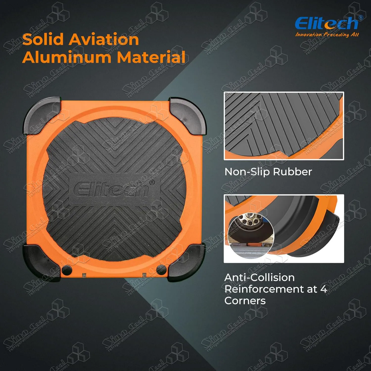 Elitech LMC-300 Electronic Refrigerant Charging Scale for HVAC Wired Remote Recovery Weight A/C Scale 220lbs