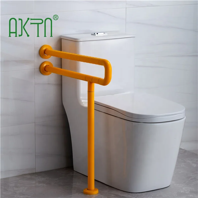 Chaozhou China Hospital Wall Mounted Elderly Disabled  Bathroom Handrail Grab Bar Nylon Handicap Bathtub Toilet Safety Grab Bars