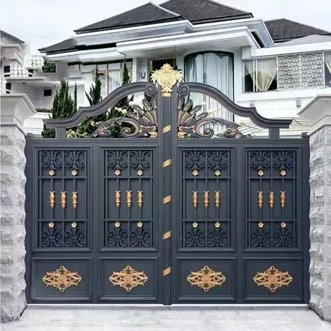 New design American entry doors villa luxury exterior gate for house