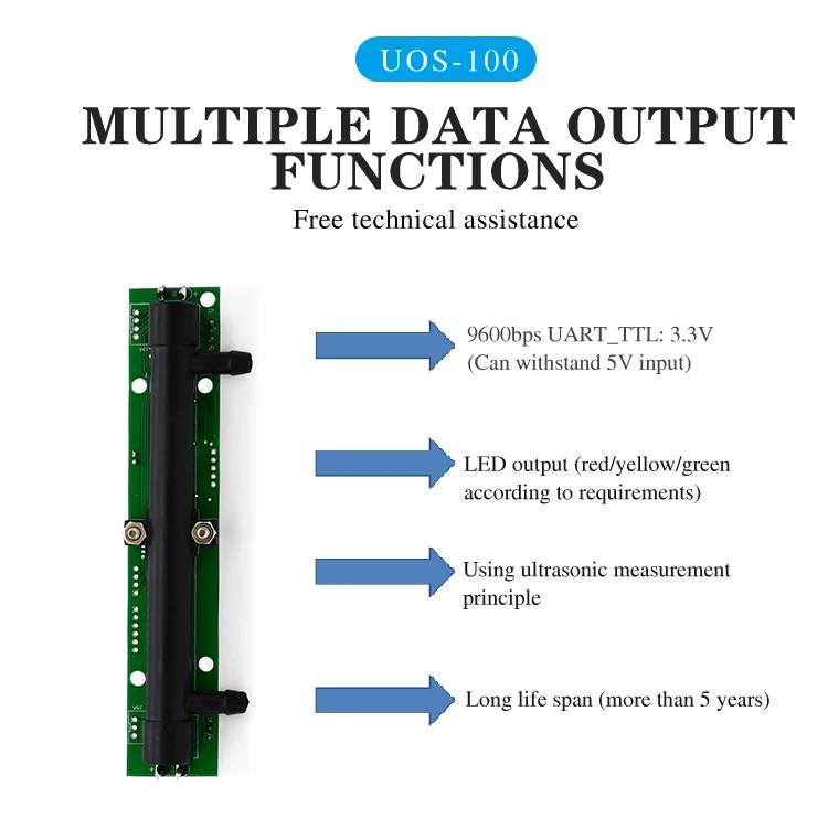 Ultrasonic oxygen sensor