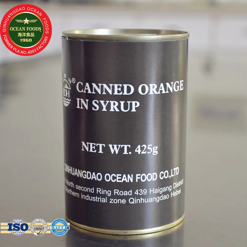Canned orange