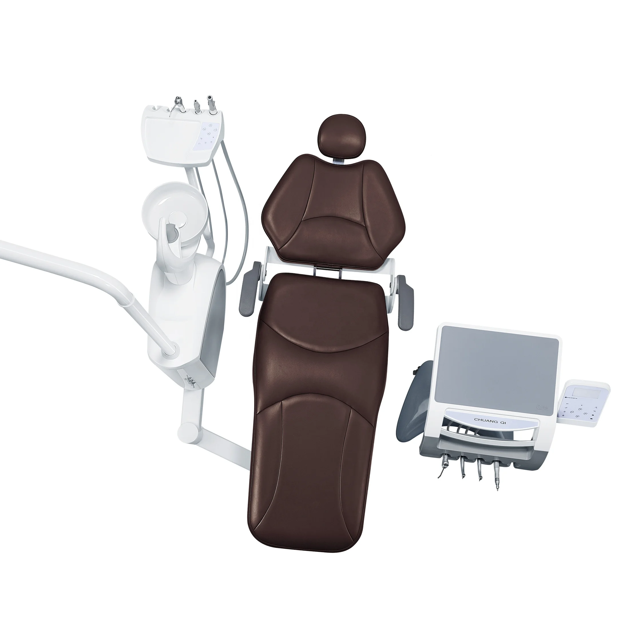 Dental Electric Chairs Foshan New design mobile cart unit dental equipment chair for left hand chair