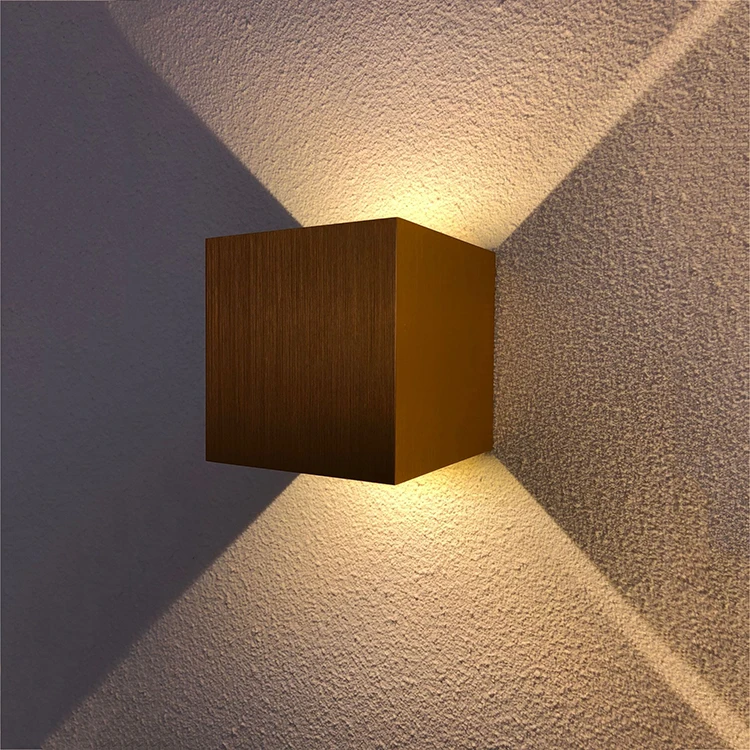 Modern Waterproof IP65 LED Wall Sconce 6W 12W Wall Decorative Lamp AC85-265V for Indoor Outdoor Wall lighting Fixture