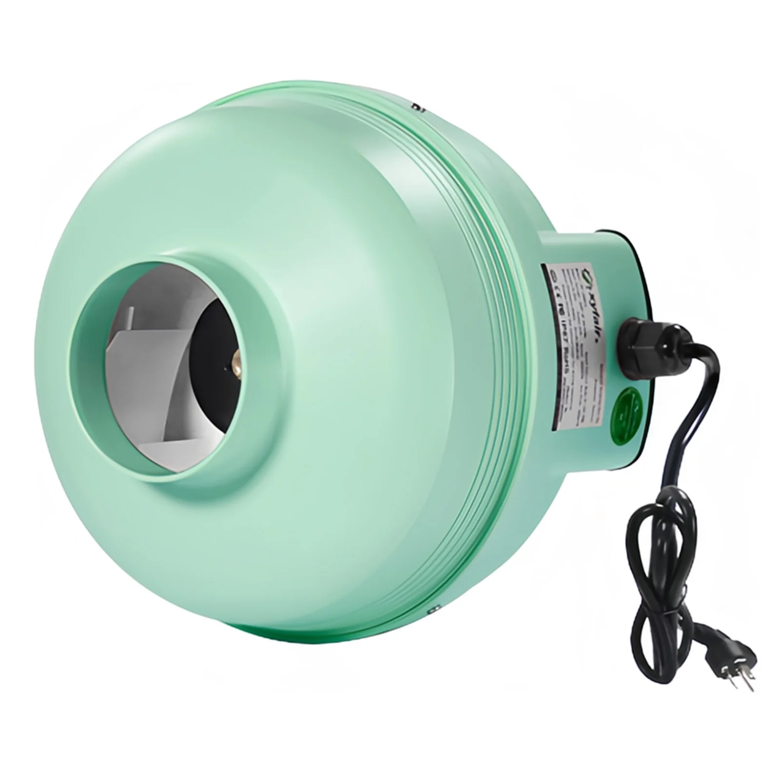 4 Inline Duct Fan with ec Controller, EC-Motor Ventilation Exhaust Fan for Heating Cooling Booster, Grow Tents, Hydroponics