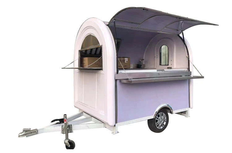  YANZHIMEI Used Food Truck Fast Trailer Ice Cream Vending Carts For