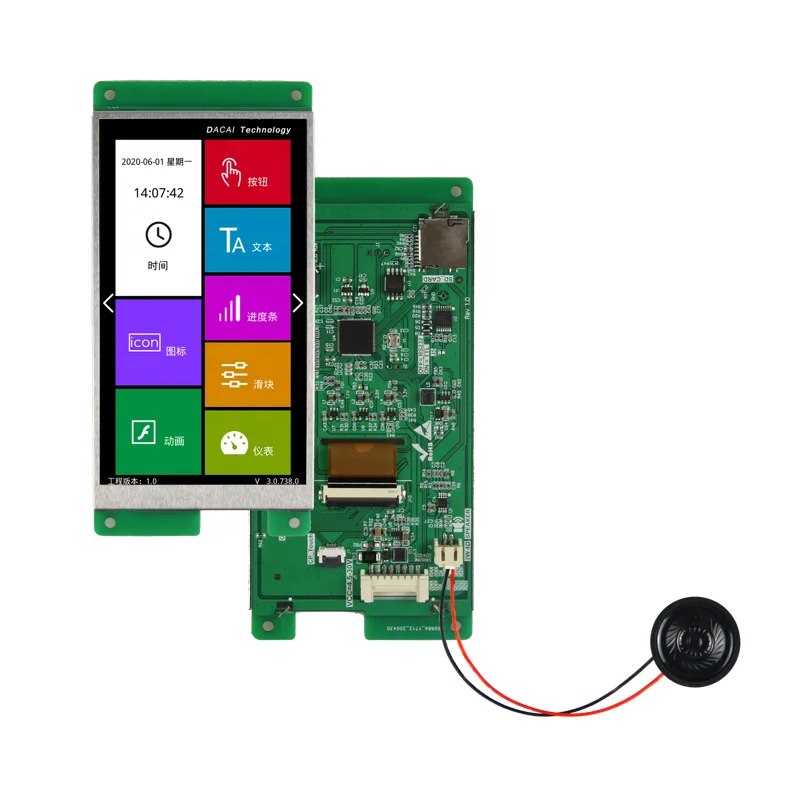5 inch UART HMI 480*854 Touch Panel Dentist equipment Capacitive TFT LCD Display Module