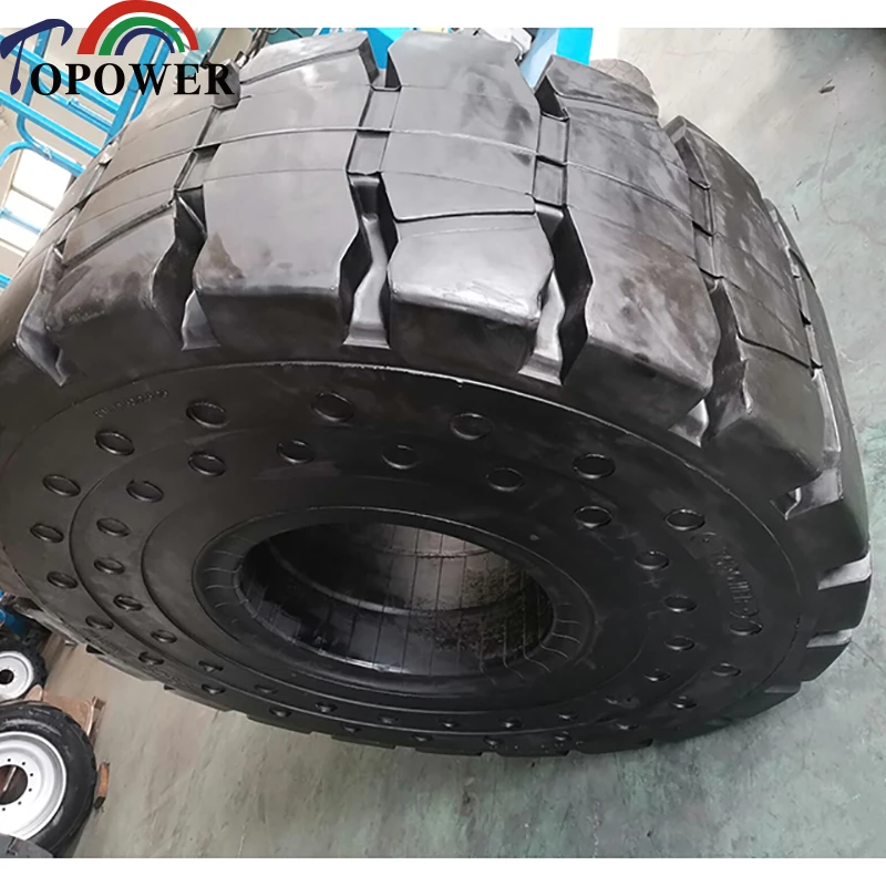TOPOWER solid tire 26.5-25 OTR tire for wheel loader