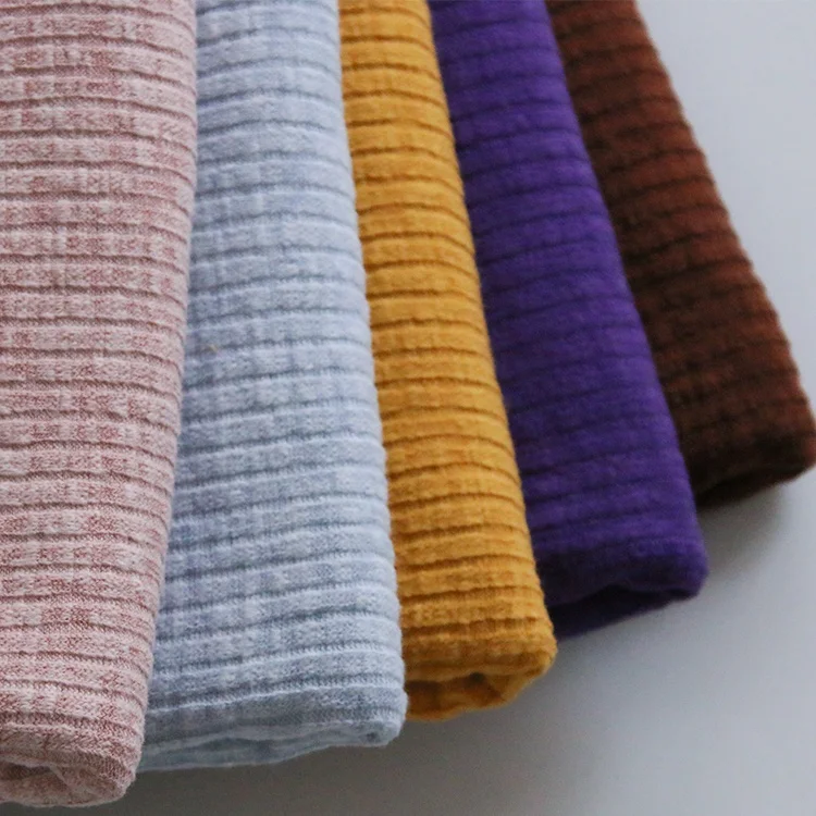 632 # Лидер продаж, 60% хлопок, 35% полиэстер, 5% спандекс, ткань в рубчик 2*2 для топов, платьев, женских платьев