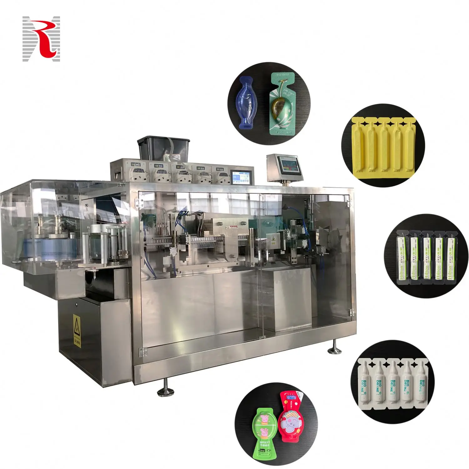  HOLS-118 Automatic 1-50Ml Plastic Ampoule Making Filling Sealing Machine Low Temp For