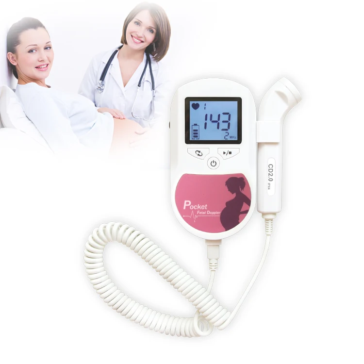 Manufacturer CONTEC ultrasonic doppler fetal heartbeat detector pocket fetal doppler machine fetal doppler ultras