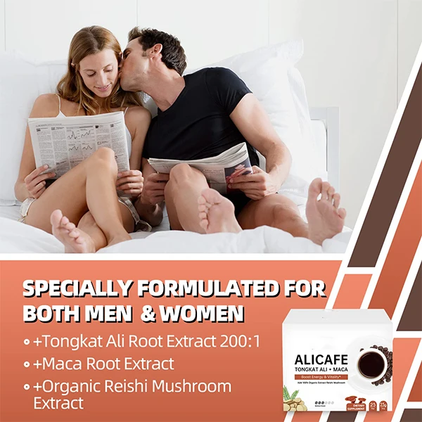 Индивидуальные Ultimate Maca Plus Tongkat Ali Man X Power энергетический кофе для мужчин
