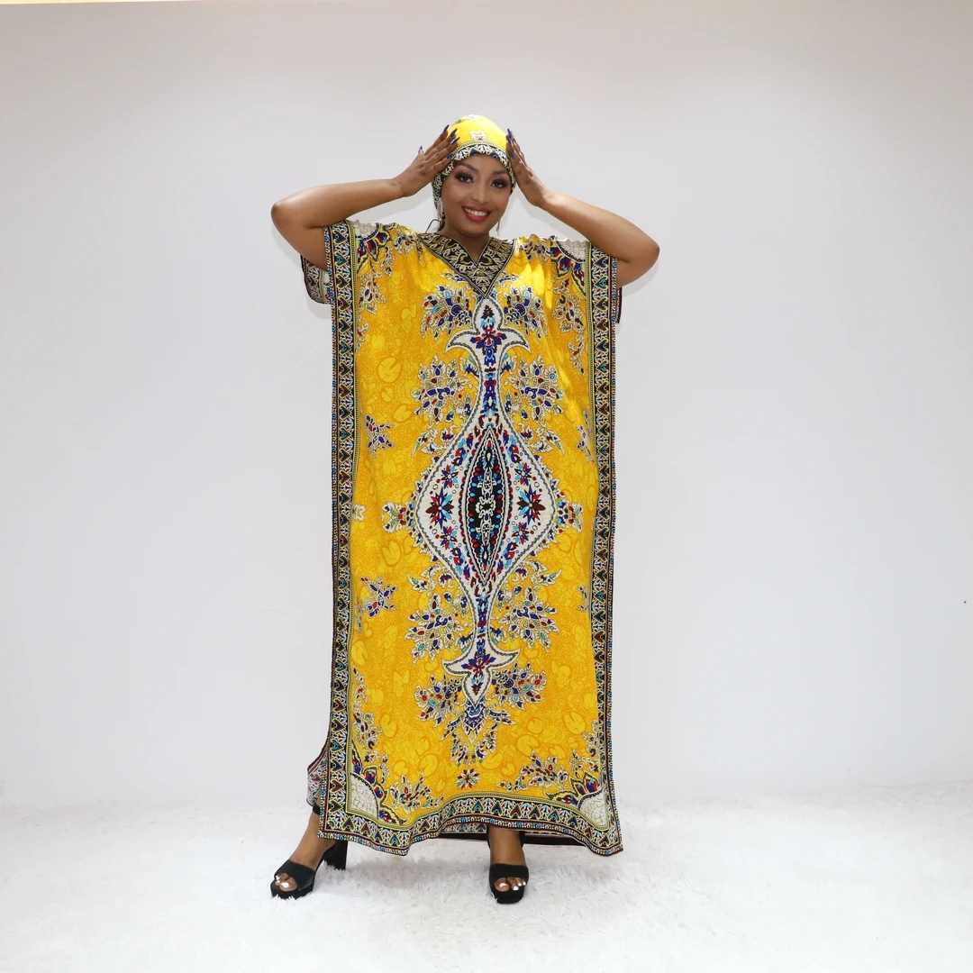 muslimah dress two colour abayas  AY Fashion KT1073-360F Abidjan abaya dashiki dress