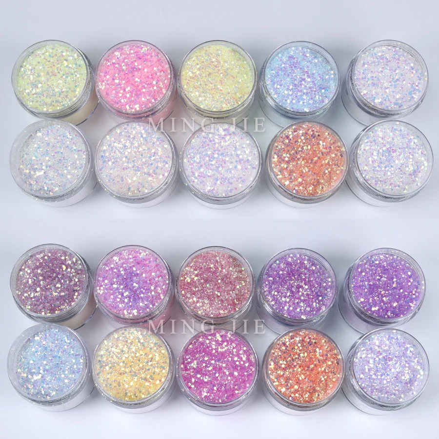Wholesale Bulk Photochromic Chunky Mix UV Glitter Powder For Nail Art