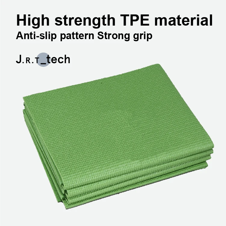 Best Quality Unique Customized logo Foldable instructional PVC Yoga Mat