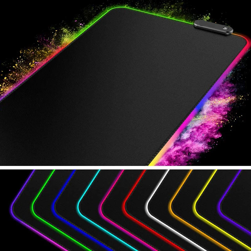 Рекламные коврики для мыши производители предлагают RGB светодио дный игровой коврик с
