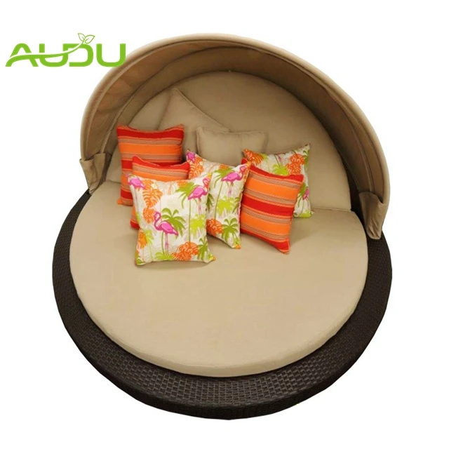 Audu Round Root Queen King Round Bed