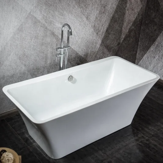China Factory Cast Iron Solid Surface 48 Inch Freestanding Bathtub
