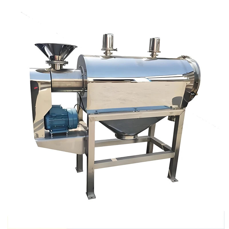 Wheat flour stainless steel horizontal airflow sieving machine can be customized centrifugal sieving machine