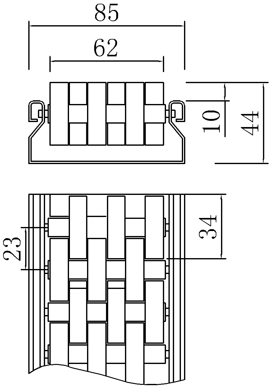 HOT SALE roller track gravity roller track OD34mm roller conveyor for sliding shelf system