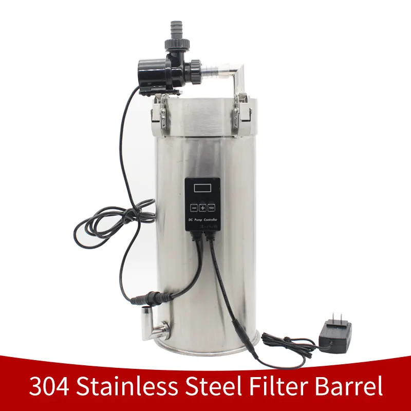 external aquarium filter bucket fish filter aquarium with OEM and ODM service Fish tank stainless steel filter barrel