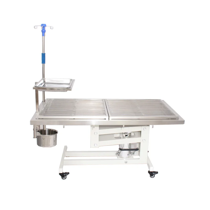 304 medical stainless steel special operating table for pet or vet medical treatment  operating table for  veterinary