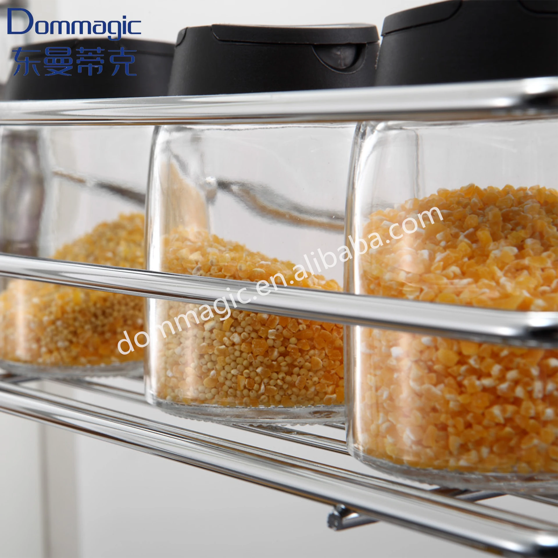 2 Tier Under Sink Pull Out Storage Basket Kitchen Cabinet Organizer Slide Wire Shelf Basket