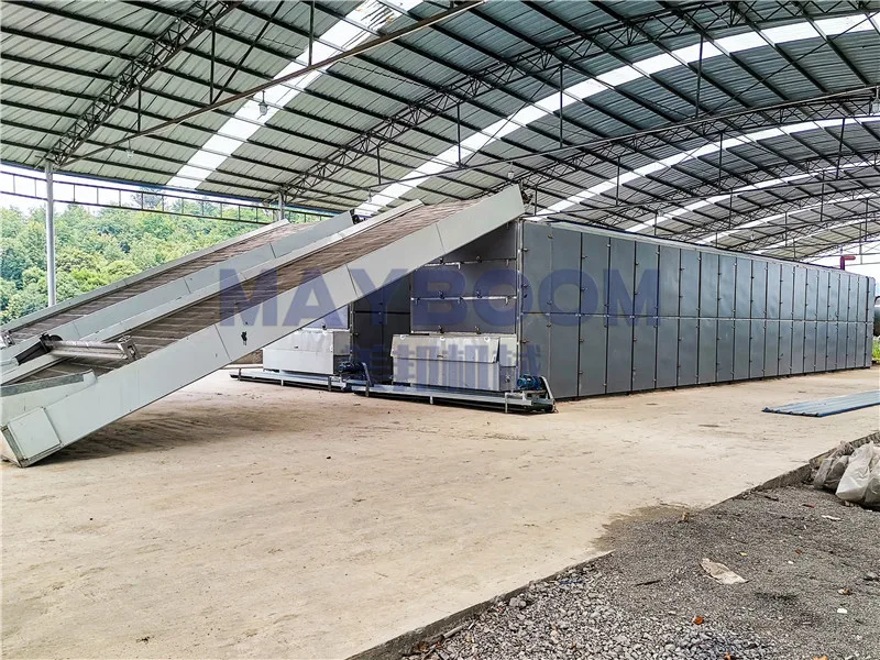 Industry hot air cardamom conveyor dryer cardamom drying machine
