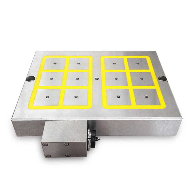 95% energy saving electro permanent magnetic table CNC milling machine fix workpiece use