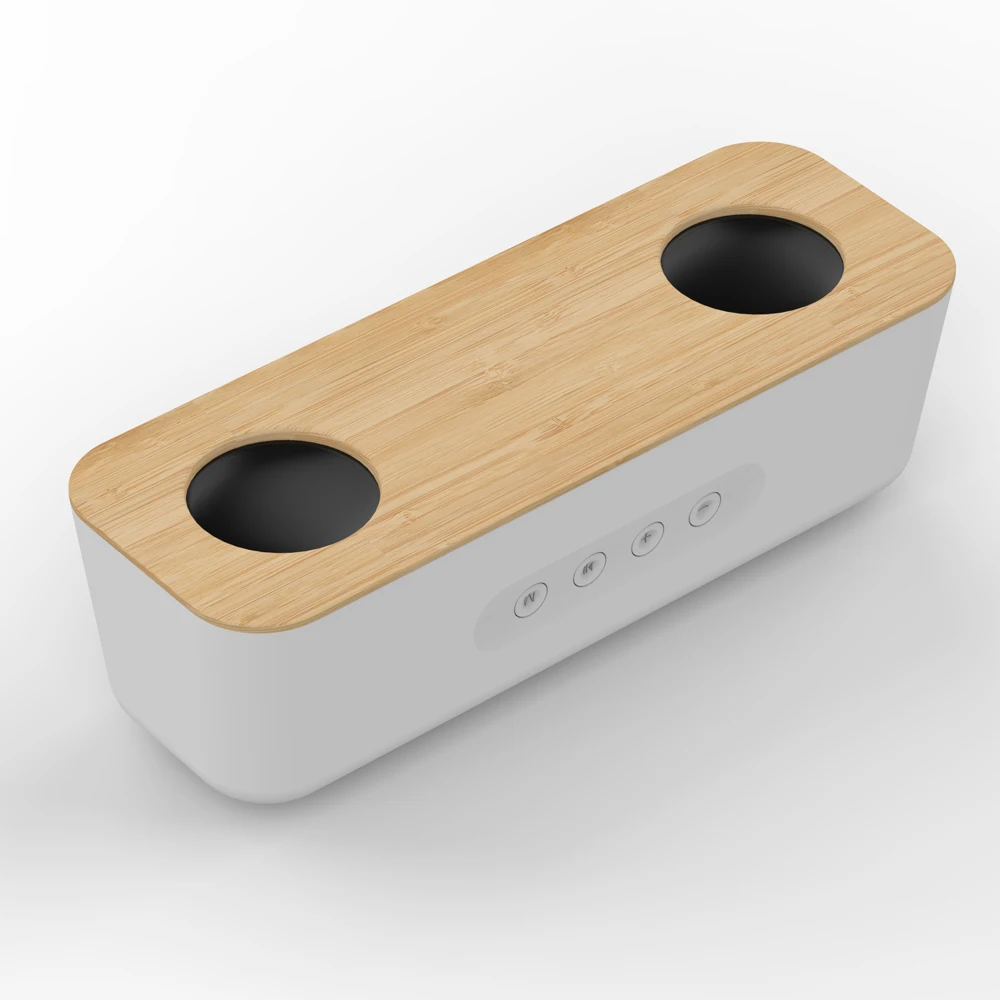 Customize Bamboo Wood Speaker Environmentional Protection Wooden Mini Wireless Speaker 3 W