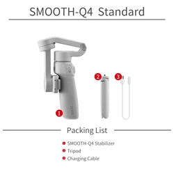ZHIYUN Smooth Q4 Smartphone Gimbal 3-Axis Handheld Stabilizer Phone Gimbals for iPhone 13 pro max/HUAWEI/Samsung/Xiaomi