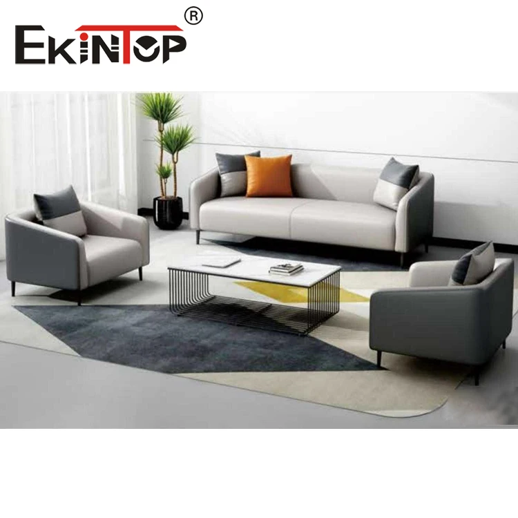 Modern Home 1+1+3 Seat Office Sofa Set Customized Design European Furniture Artificial Leather Office Sofa