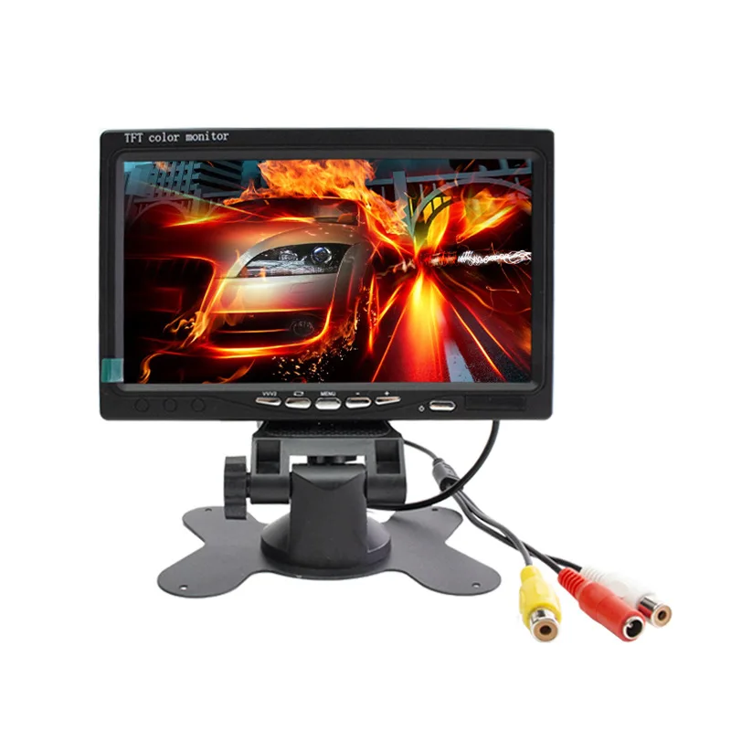 
7-inch display, 2-way AV, general truck LCD HD monitoring bus reversing display 
