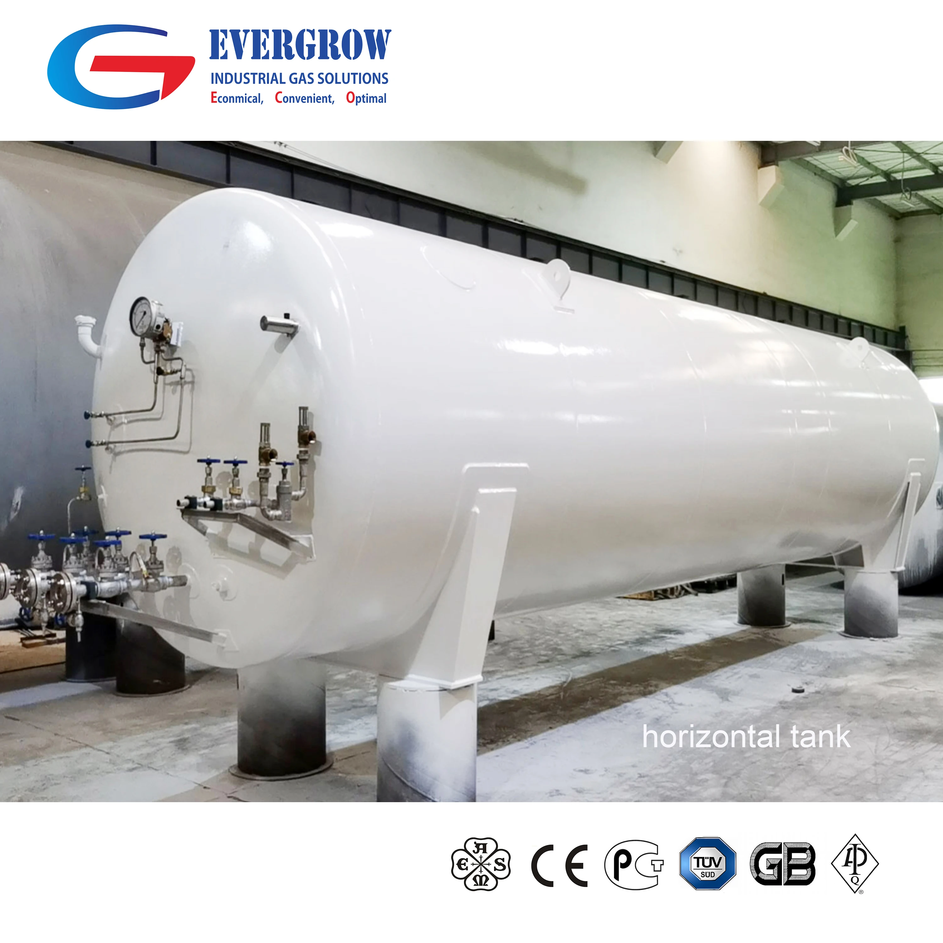 ASME or GB Standard Liquid CO2 storage tank