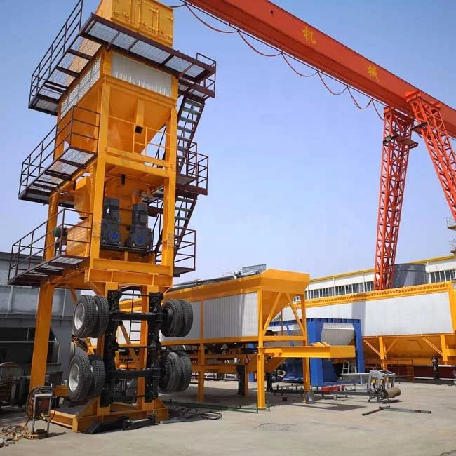 Asphalt Road Equipment 80t/h Mobile Mini Asphalt Plant For Sale