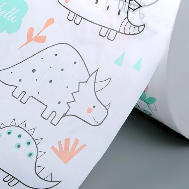 Raw materials for baby diapers making PE film backsheet