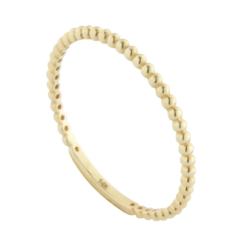 French niche ins index finger ring joint element ring titanium steel 18k gold plated ring